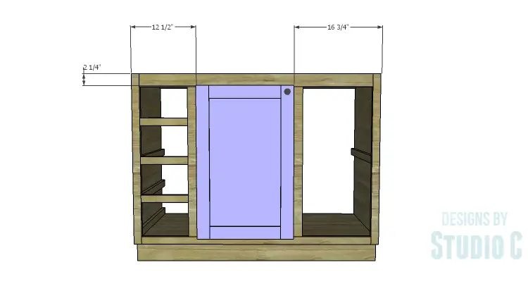 DIY Plans to Build a Bath Vanity with a Built-In Clothes Hamper_Cabinet Door 2