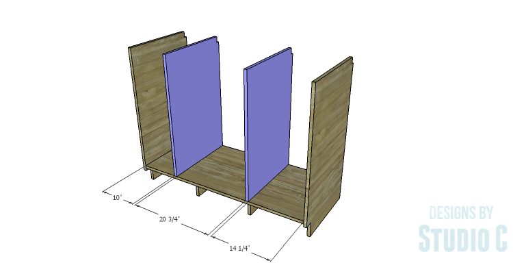 DIY Plans to Build a Bath Vanity with a Built-In Clothes Hamper_Dividers 2