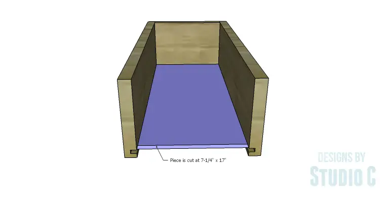 DIY Plans to Build a Bath Vanity with a Built-In Clothes Hamper_Drawer Box Bottom