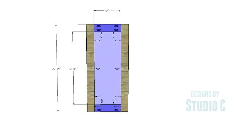 DIY Plans to Build a Bath Vanity with a Built-In Clothes Hamper_Hamper Door 1
