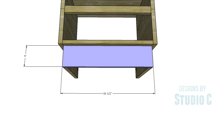 DIY Plans to Build a Mayweather Nightstand_Kick Plate