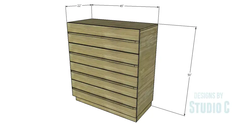 DIY Plans to Build a Mayweather Tall Dresser