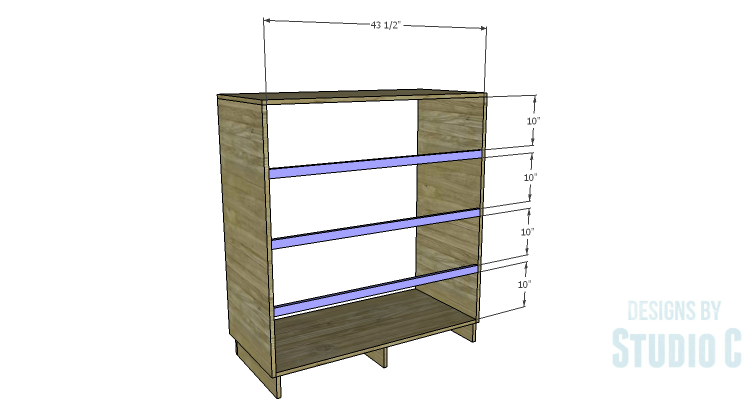DIY Plans to Build a Mayweather Tall Dresser_Back Stretchers
