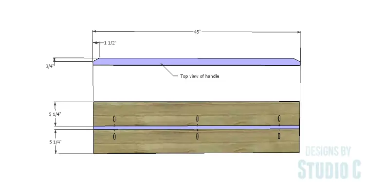 DIY Plans to Build a Mayweather Tall Dresser_Drawer Fronts 1