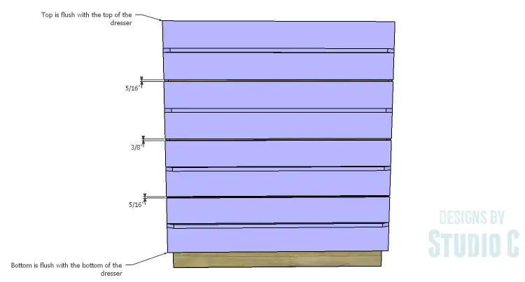 DIY Plans to Build a Mayweather Tall Dresser_Drawer Fronts 2