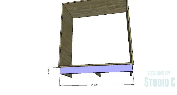 DIY Plans to Build a Mayweather Tall Dresser_Kick Plate
