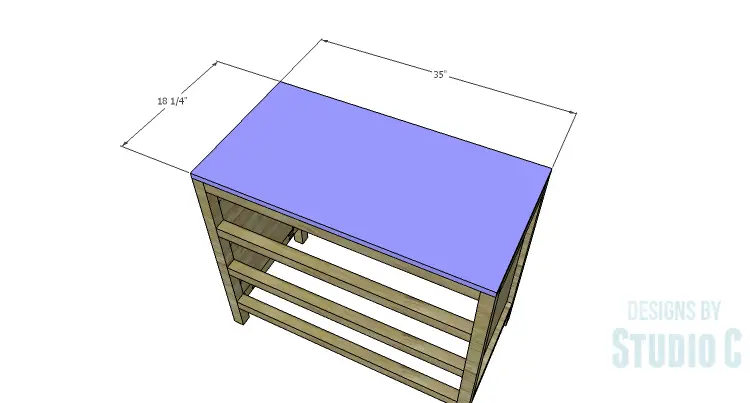 DIY Plans to Build a Brecken Dresser-Top