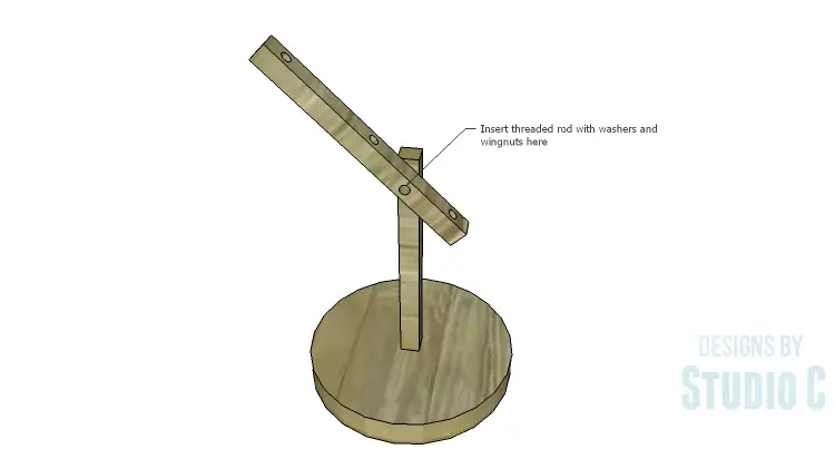 DIY Plans to Build a Rustic Cantilevered Desk Lamp-Threaded Rod