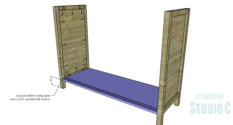 DIY Plans to Build a Simone Sideboard-Bottom