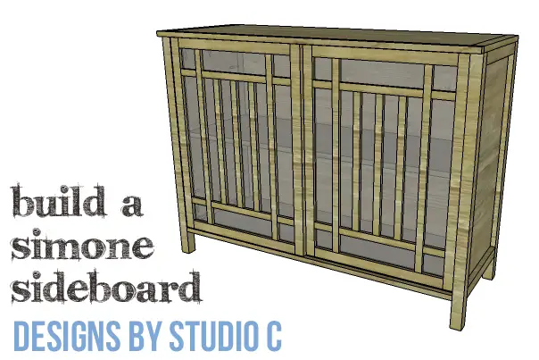 DIY Plans to Build a Simone Sideboard-Copy