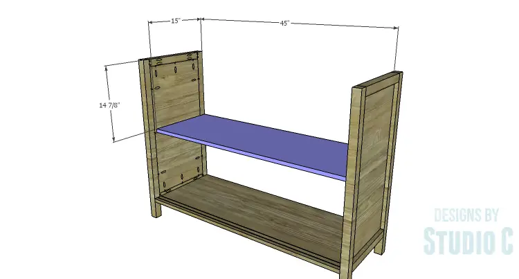 DIY Plans to Build a Simone Sideboard-Shelf