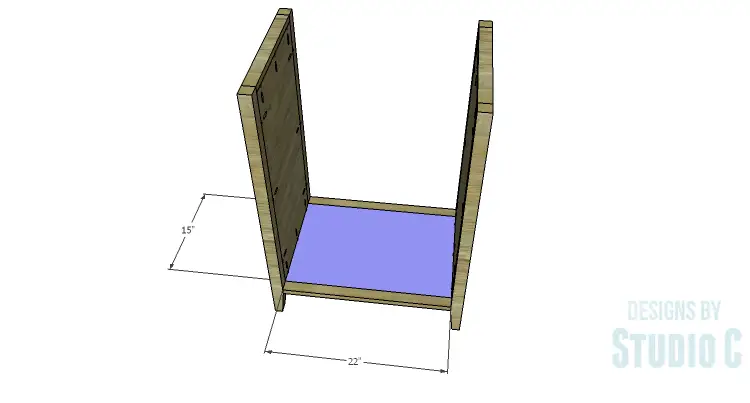 DIY Plans to Build a Tall Cabinet Base-Bottom