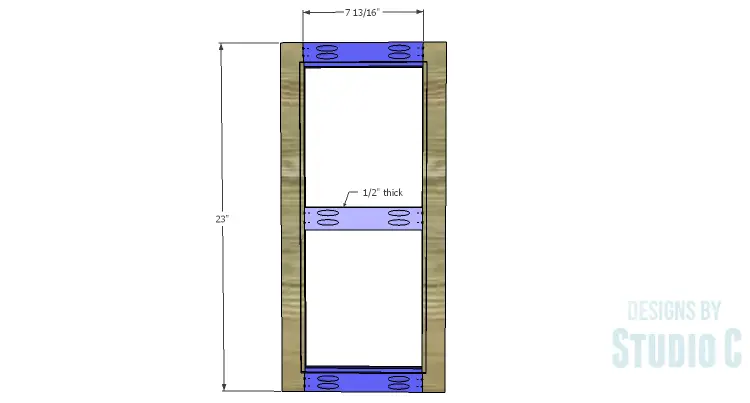 DIY Plans to Build a Tall Cabinet Base-Doors 1