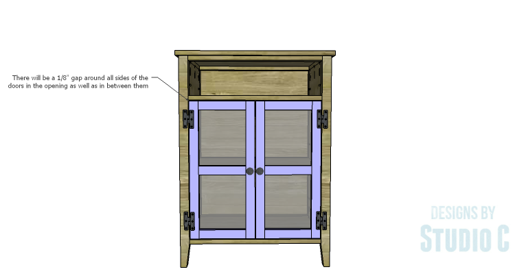 DIY Plans to Build a Tall Cabinet Base-Doors 3