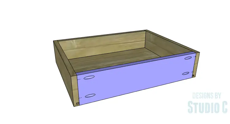 DIY Plans to Build a Tall Cabinet Base-Drawer 4