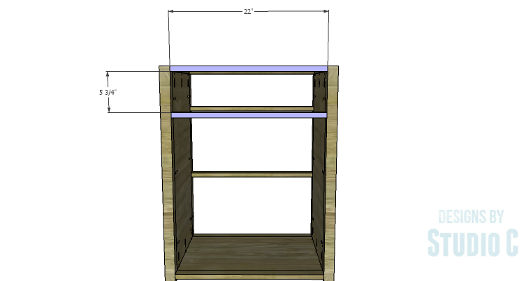 DIY Plans to Build a Tall Cabinet Base-Front Stretchers