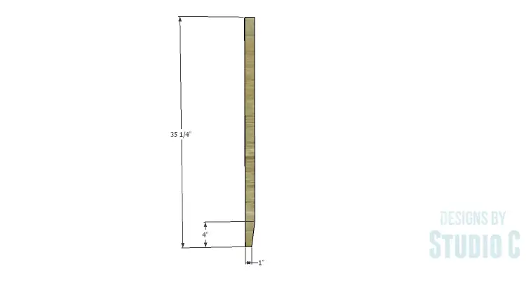 DIY Plans to Build a Tall Cabinet Base-Legs