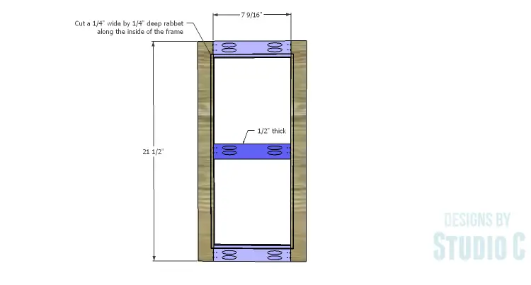 DIY Plans to Build a Tall Cabinet Hutch-Door 1