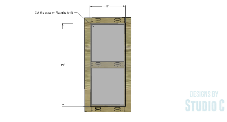 DIY Plans to Build a Tall Cabinet Hutch-Door 2