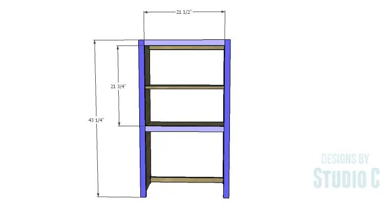DIY Plans to Build a Tall Cabinet Hutch-Face Frame