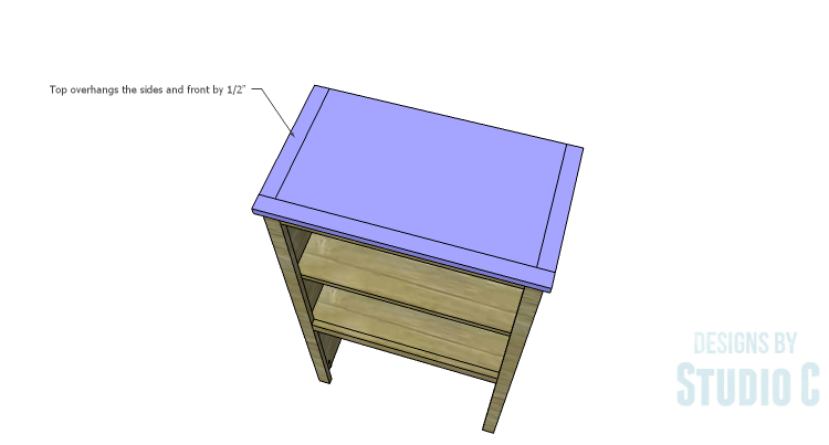 DIY Plans to Build a Tall Cabinet Hutch-Top 2