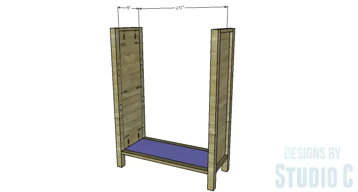DIY Plans to Build an Ashwin Bookcase-Bottom
