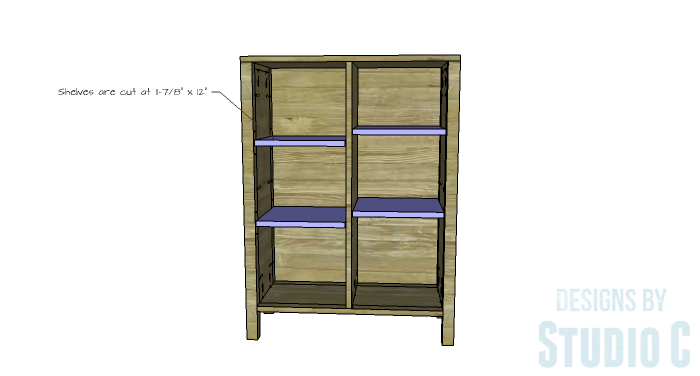 DIY Plans to Build an Ashwin Bookcase-Shelves