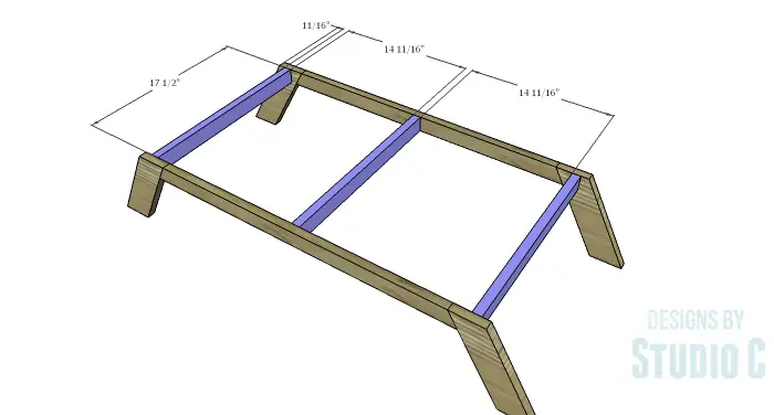 DIY Plans to Build a Brady Coffee Table-Base Stretchers