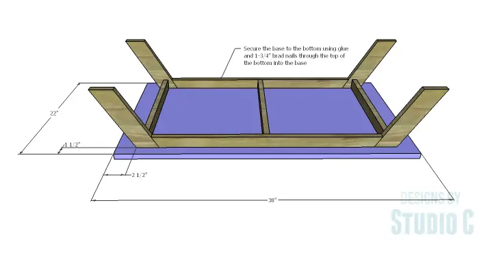 DIY Plans to Build a Brady Coffee Table-Bottom