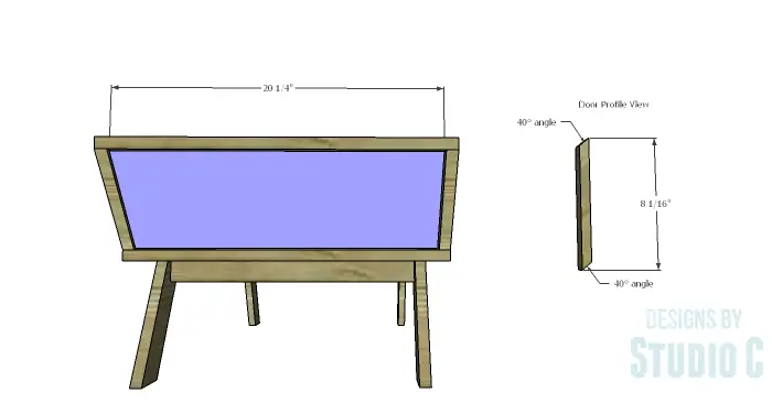 DIY Plans to Build a Brady Coffee Table-Door
