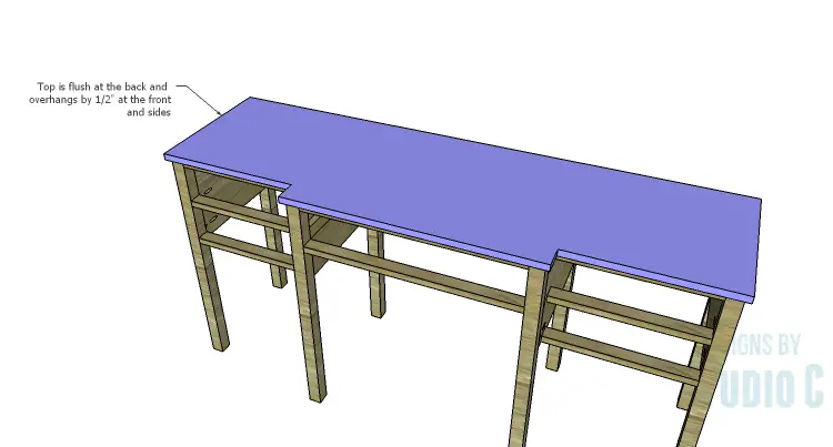 DIY Plans to Build a Brantley Desk-Top 2