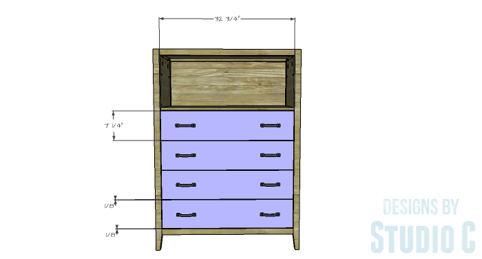 DIY Plans to Build a Braylon Chest-Drawer Fronts