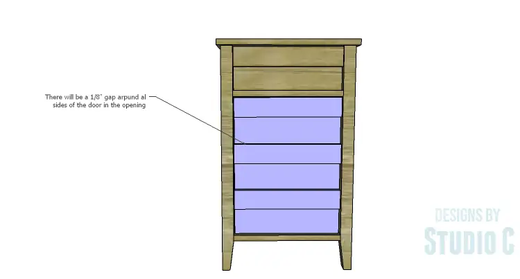 DIY Plans to Build a Cate Chest-Door 2