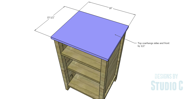 DIY Plans to Build a Cate Chest-Top