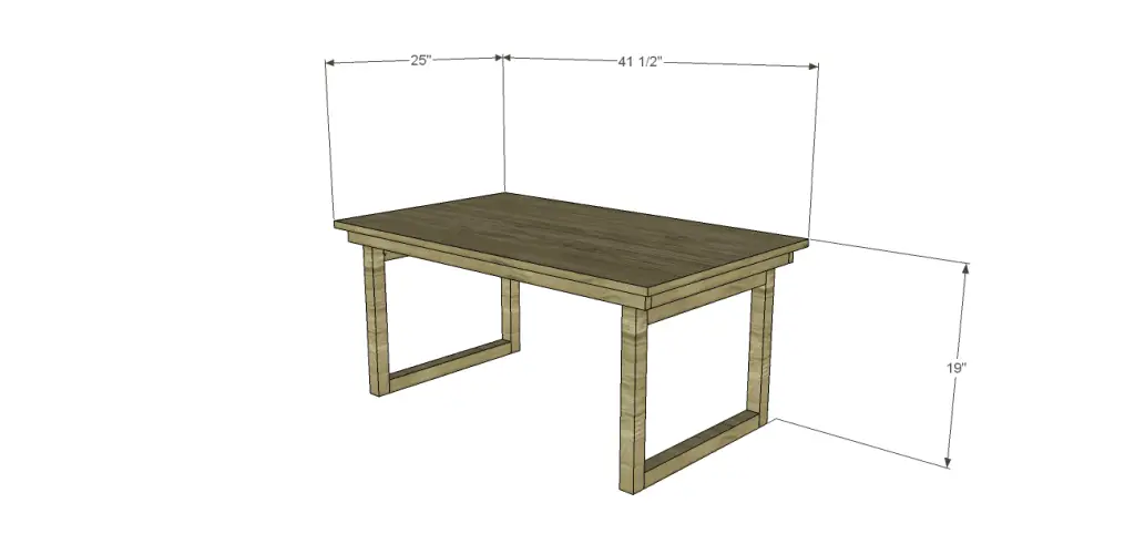 DIY Plans to Build a Fairhaven Coffee Table