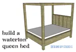 plans build queen bed
