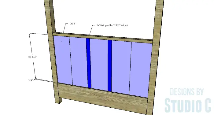 DIY Plans to Build a Waterton Queen Bed-Headboard Planks