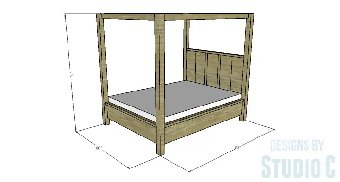 DIY Plans to Build a Waterton Queen Bed