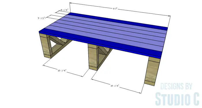 DIY Plans to Build a Westport Coffee Table-Bottom