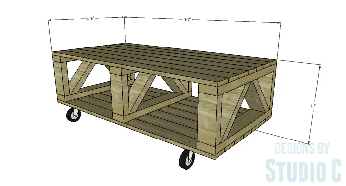 DIY Plans to Build a Westport Coffee Table
