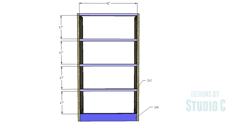 DIY Plans to Build a Woodruff Cabinet-Back Stretchers
