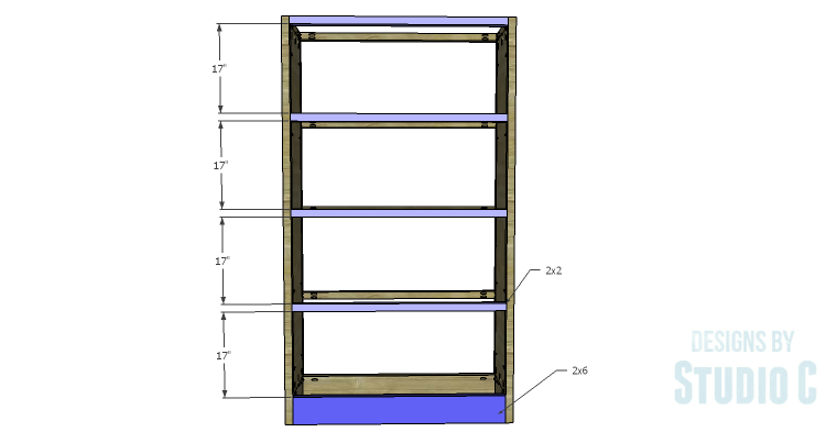 DIY Plans to Build a Woodruff Cabinet-Front Stretchers