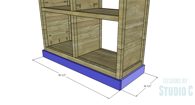 DIY Plans to Build a Woodruff Cabinet-Lower Trim