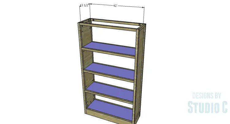 DIY Plans to Build a Woodruff Cabinet-Shelves