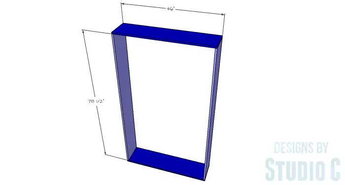 DIY Plans to Build a Geometric Bookshelf-Outer Box