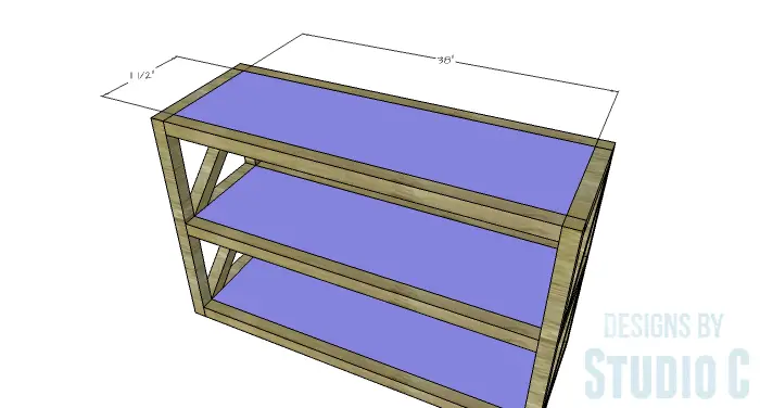 DIY Plans to Build a Grady Console Table-Shelves