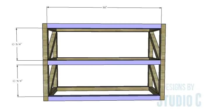DIY Plans to Build a Grady Console Table-Stretchers 2