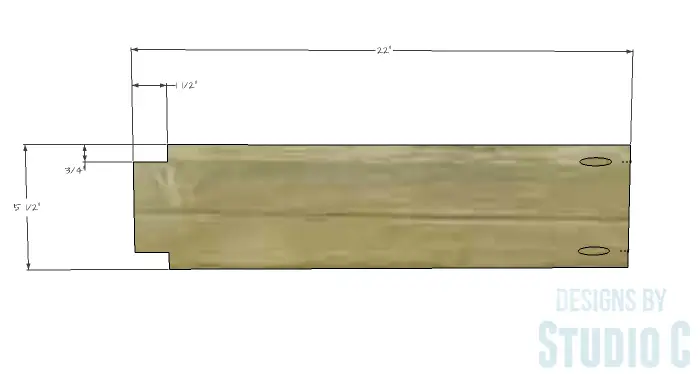DIY Furniture Plans to Build a Mena Hutch Desk-Desk Divider 1