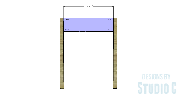 DIY Furniture Plans to Build a Mena Hutch Desk-Desk Sides