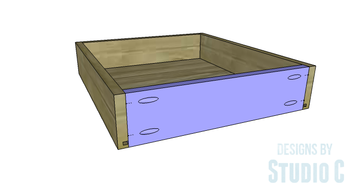 DIY Furniture Plans to Build a Mena Hutch Desk-Drawer 4
